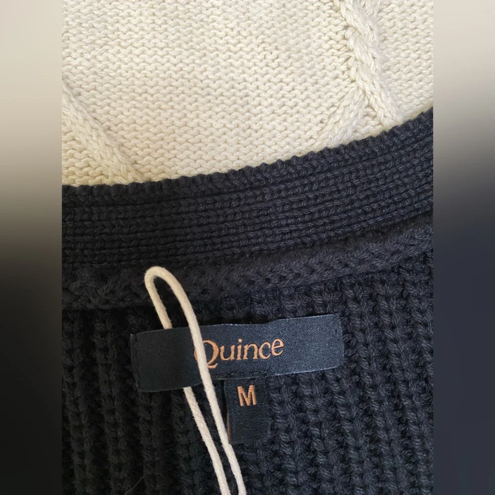 Quince Black Women's Cardigan Sweater - Picture 11 of 12